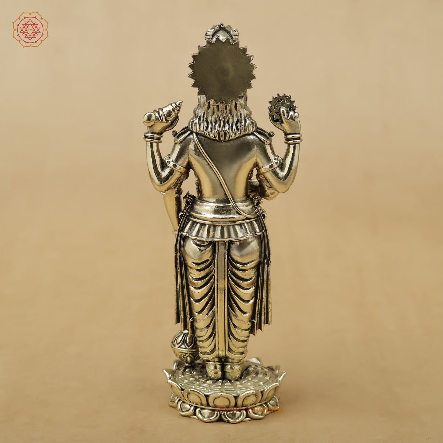 Brass Vishnu Fine, 7"