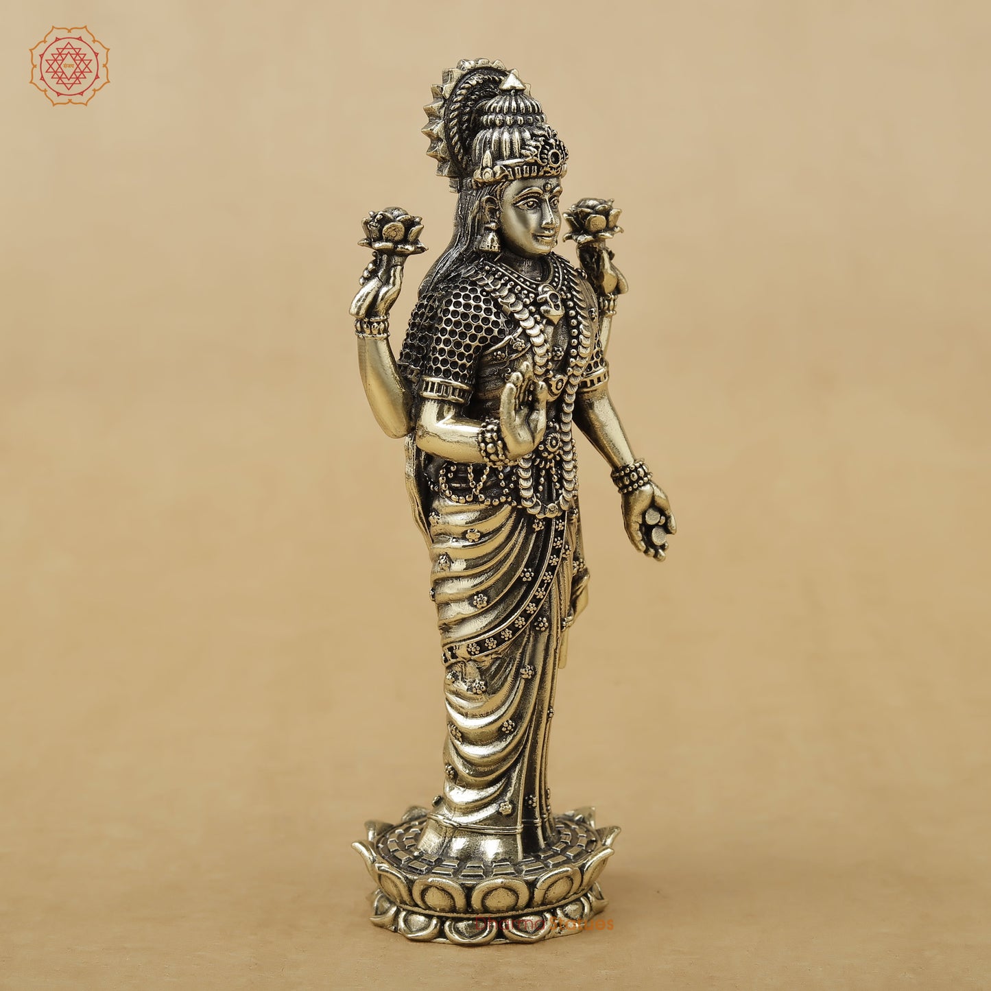 Brass Lakshmi Fine, 6"