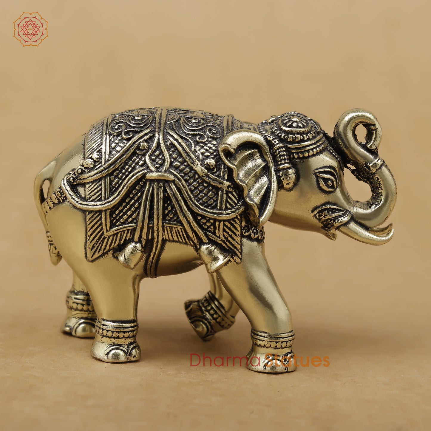Brass Elephant Fine, 2.5"