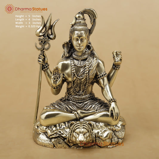 Brass Shiva Fine, 5"