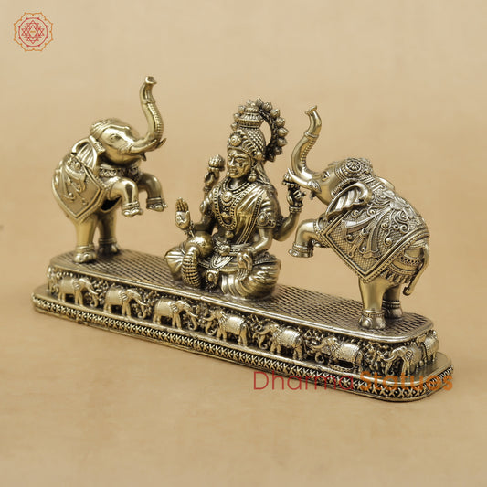Brass Gajalakshmi Fine, 4.5"