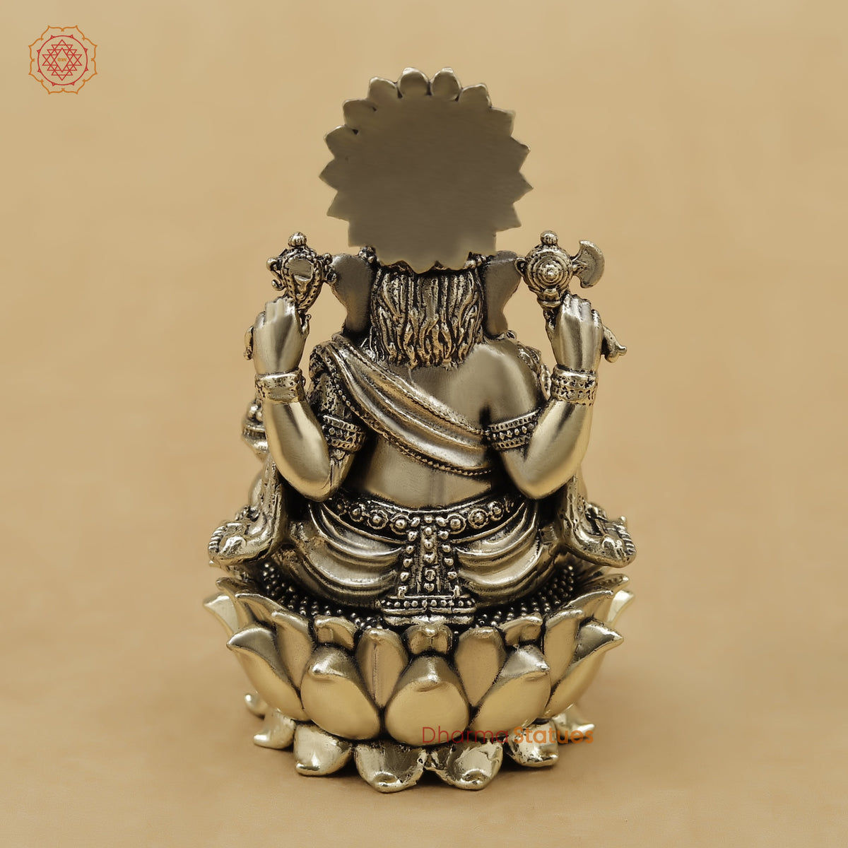 Brass Ganesh Fine, 3.5"