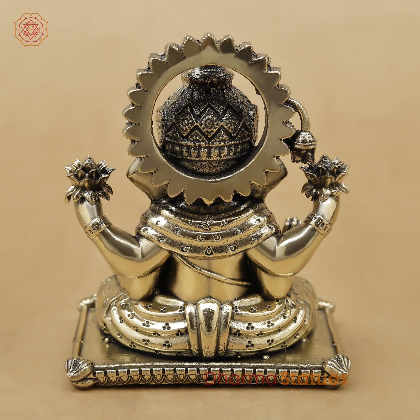 Brass Ganesh Fine, 4"