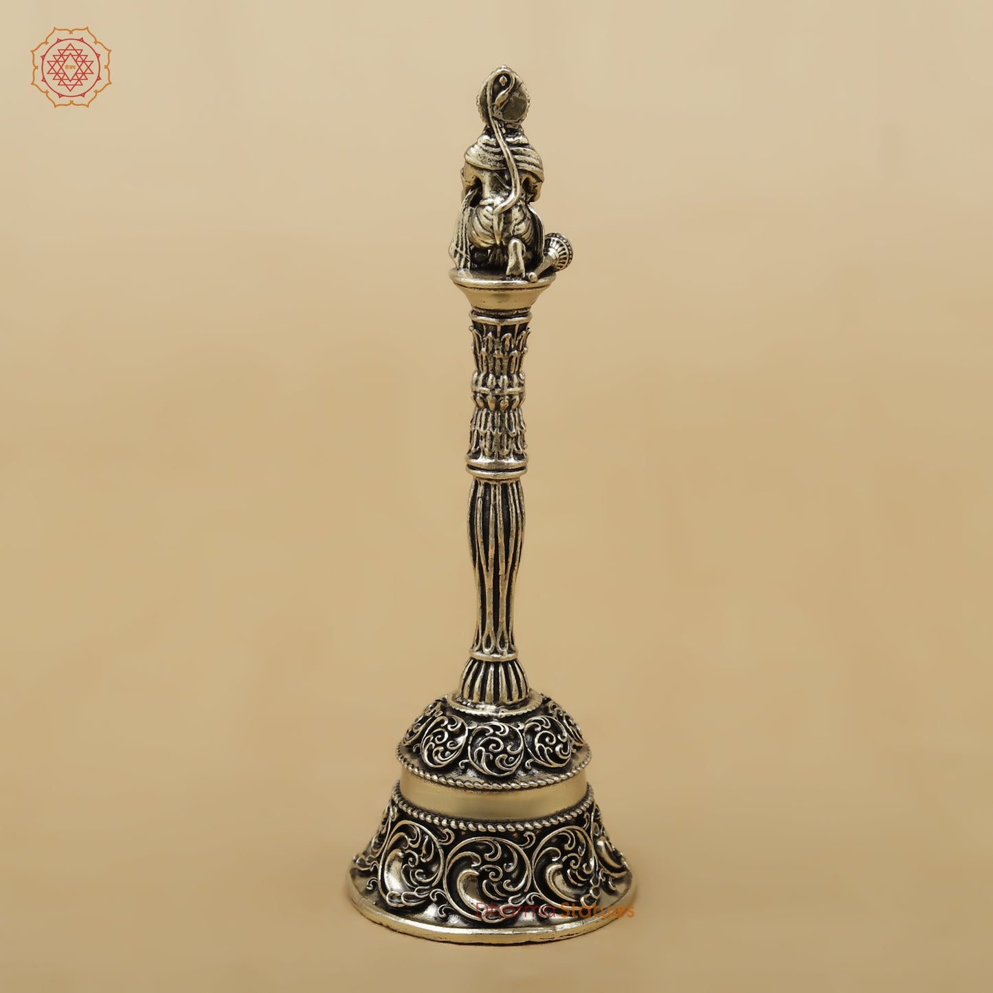 Brass Hanuman Ghanti (Bell), 5.5"