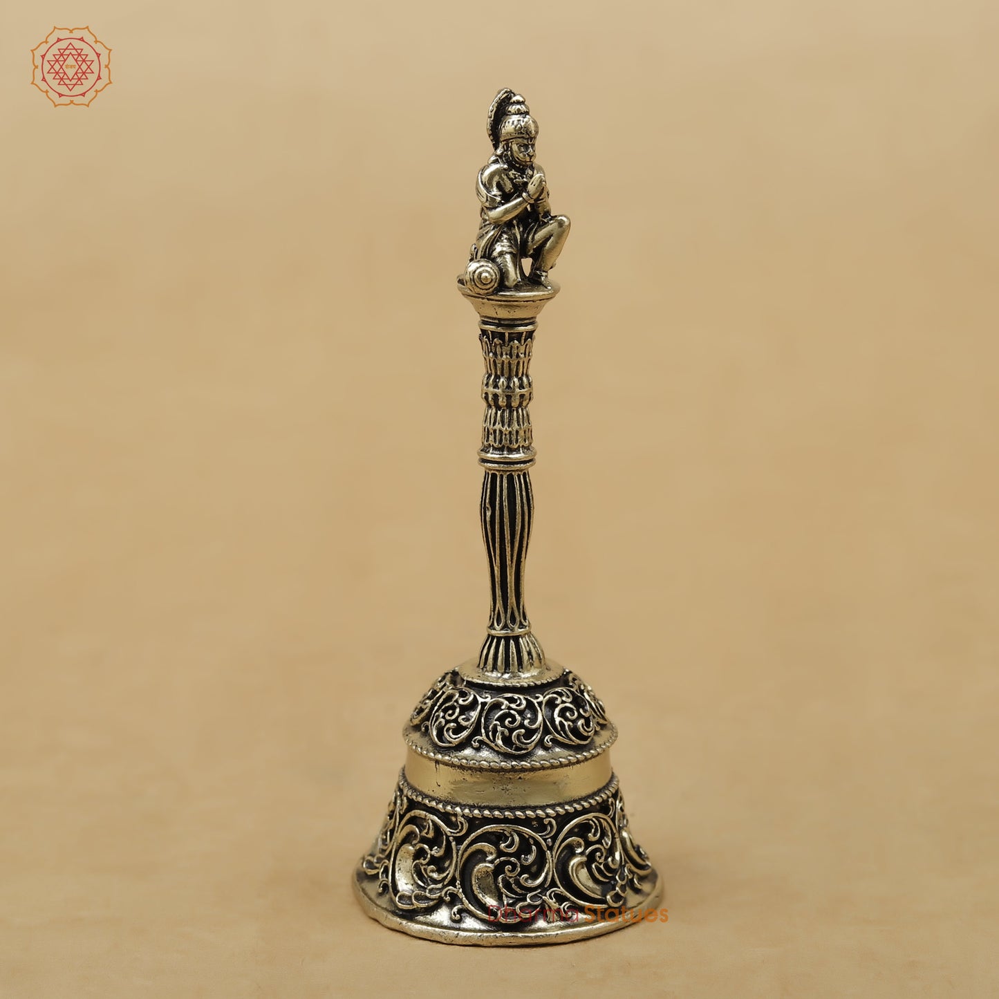 Brass Hanuman Ghanti (Bell), 4"