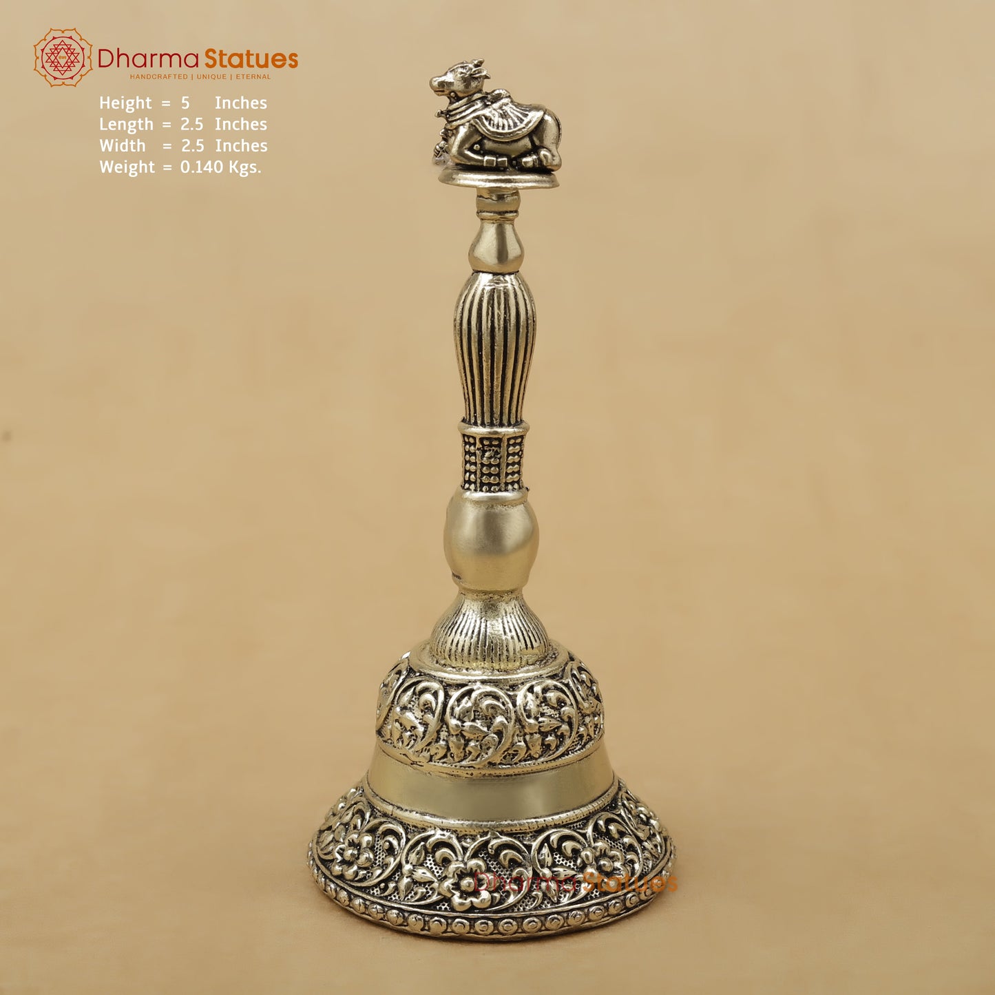 Brass Nandi Bell Fine, 5"