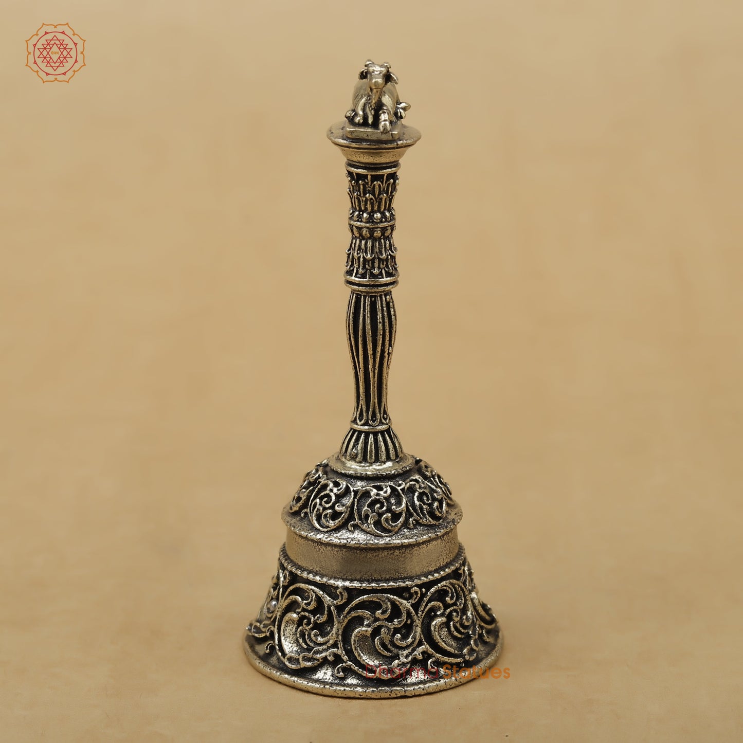 Brass Nandi Ghanti (Bell), 4"'