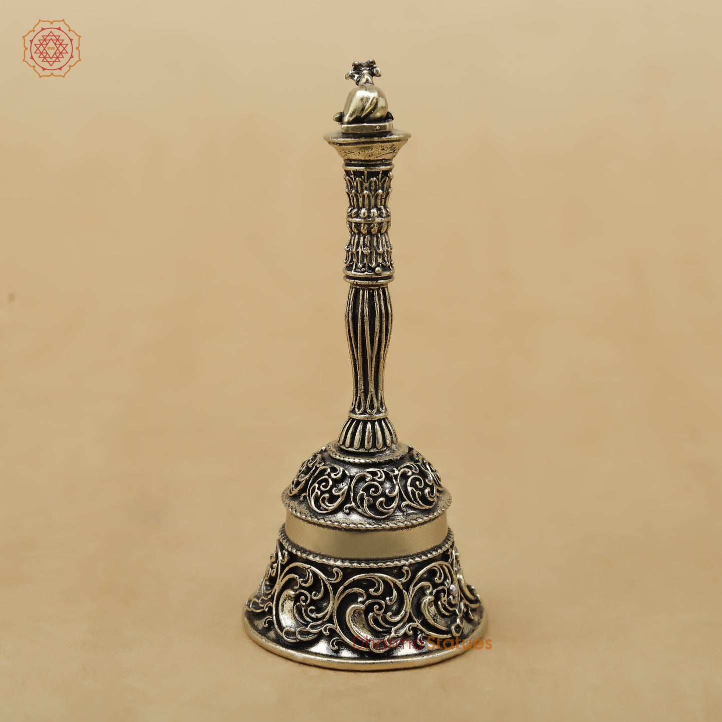 Brass Nandi Ghanti (Bell), 4"'