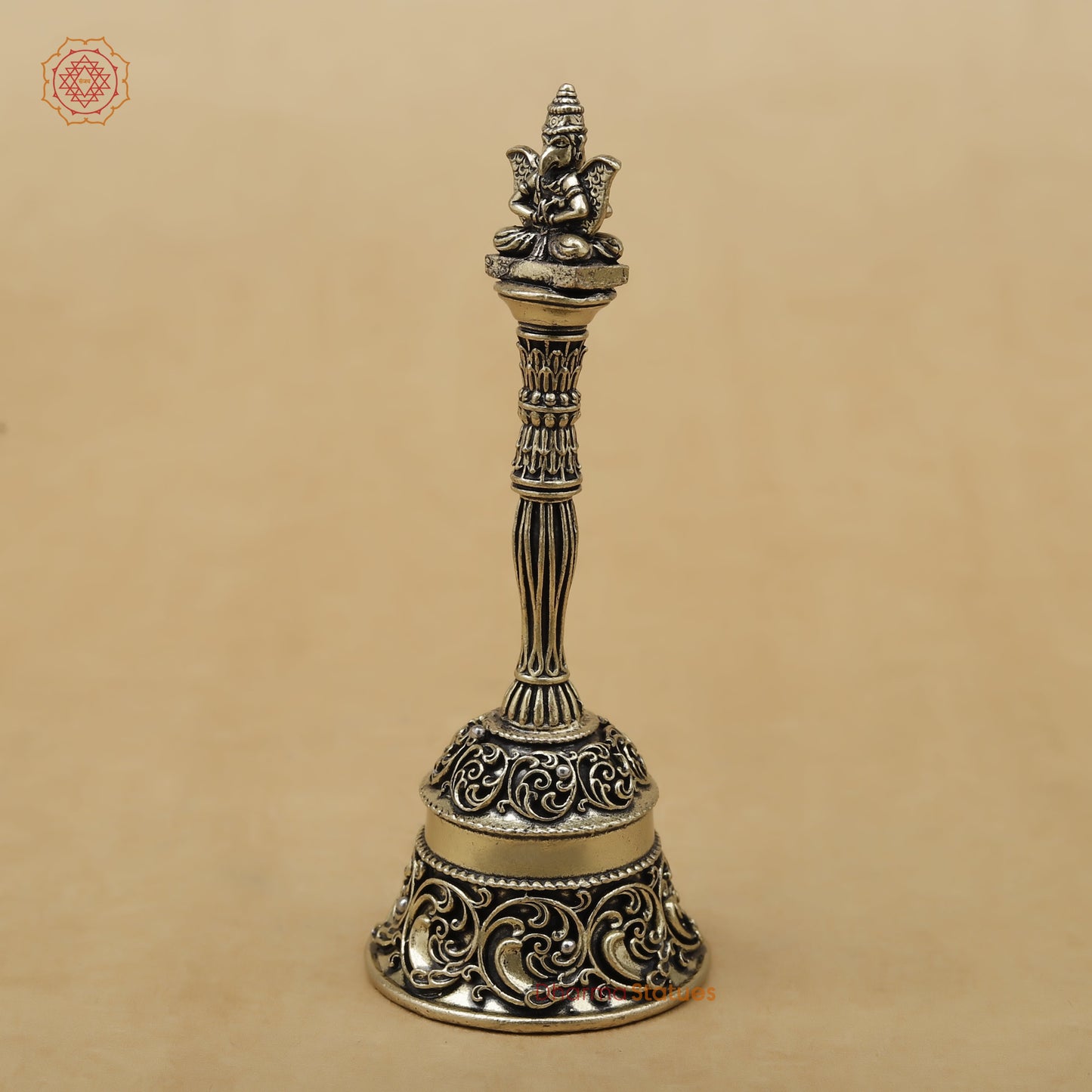 Brass Garuda Ghanti (Bell), 4.5"