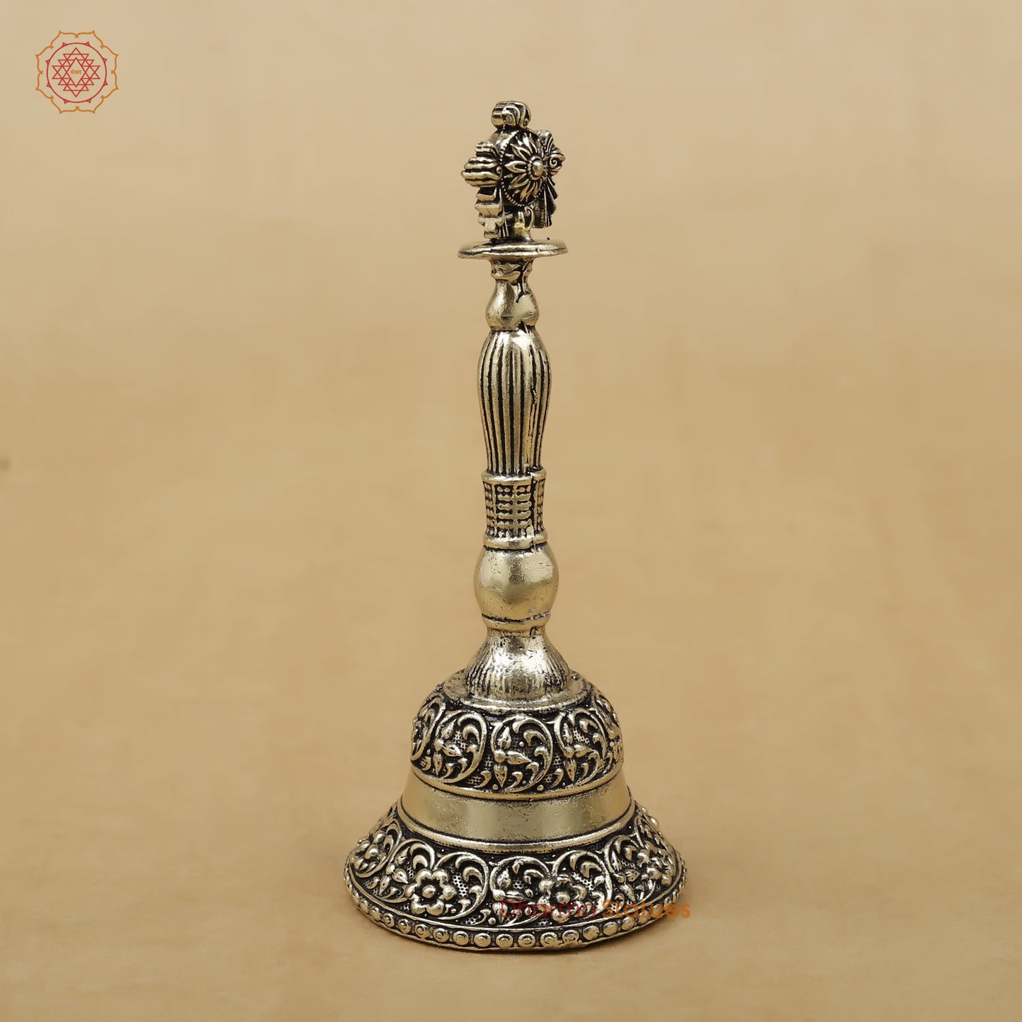 Brass Shankh Ghanti (Bell), 5"