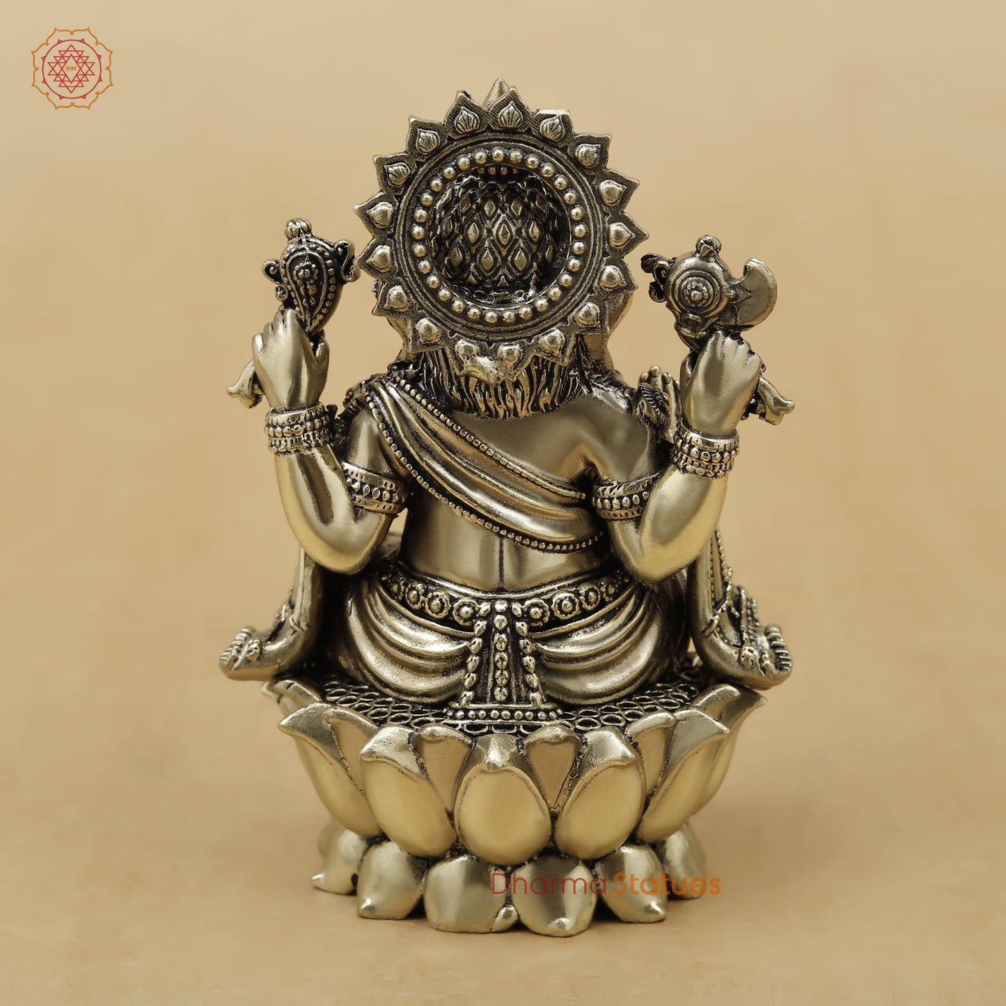 Brass Ganesh Fine, 4.5"