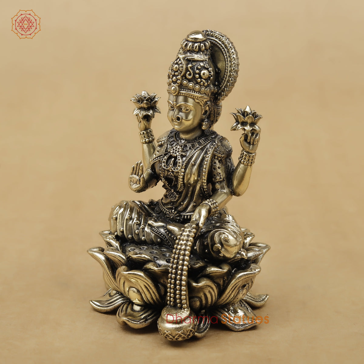 Brass Lakshmi Fine, 4"