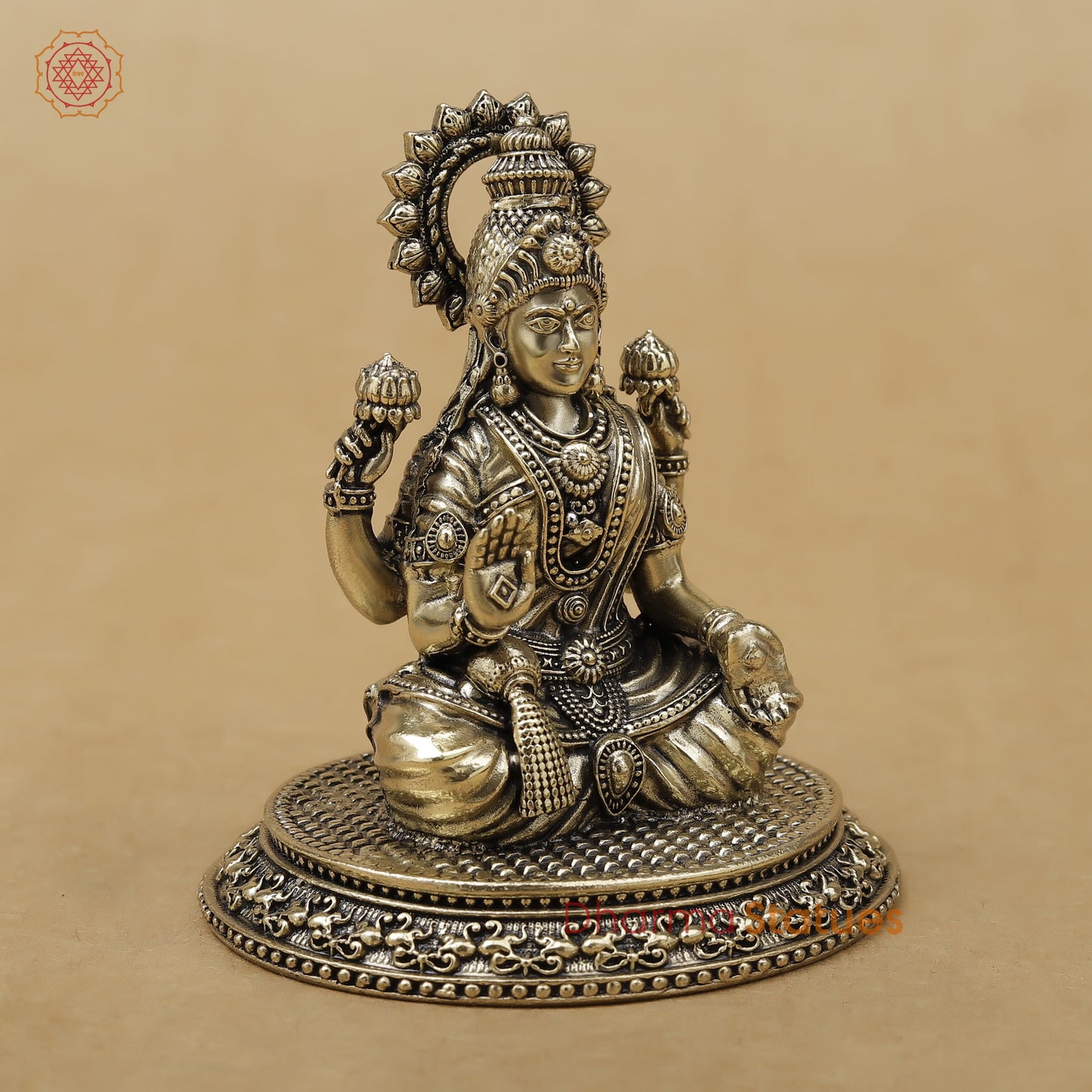 Brass Lakshmi Fine, 3.5"