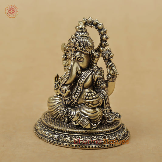 Brass Ganesh Fine, 3"