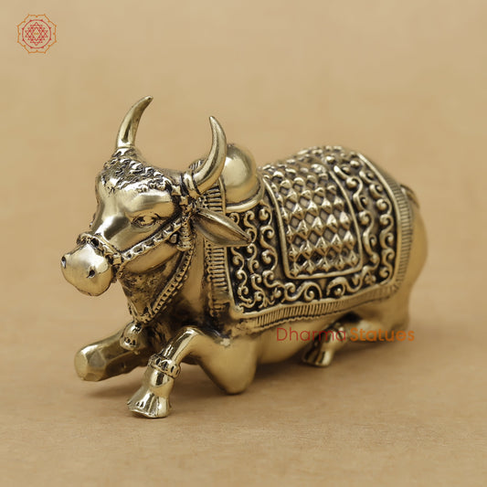 Brass Nandi, 2.5"