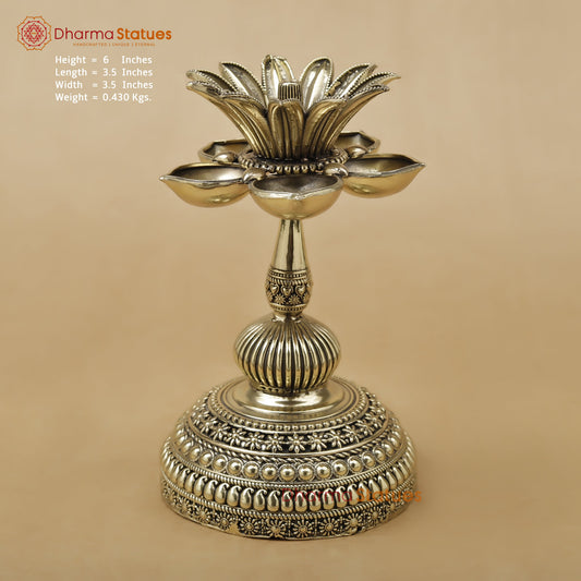Brass Diya Fine, 6"