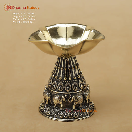 Brass Diya Fine, 3"