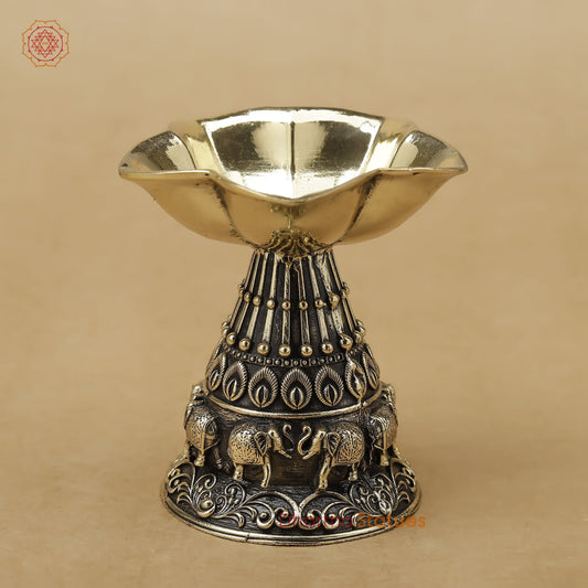 Brass Diya Fine, 3"