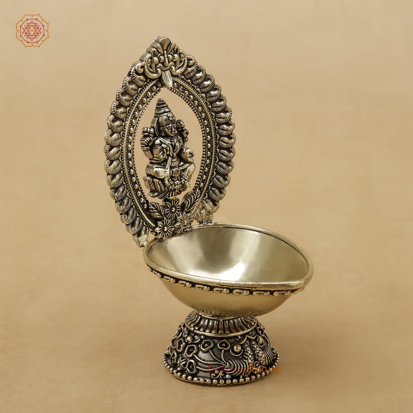 Brass Laxmi Diya Fine, 4.5"