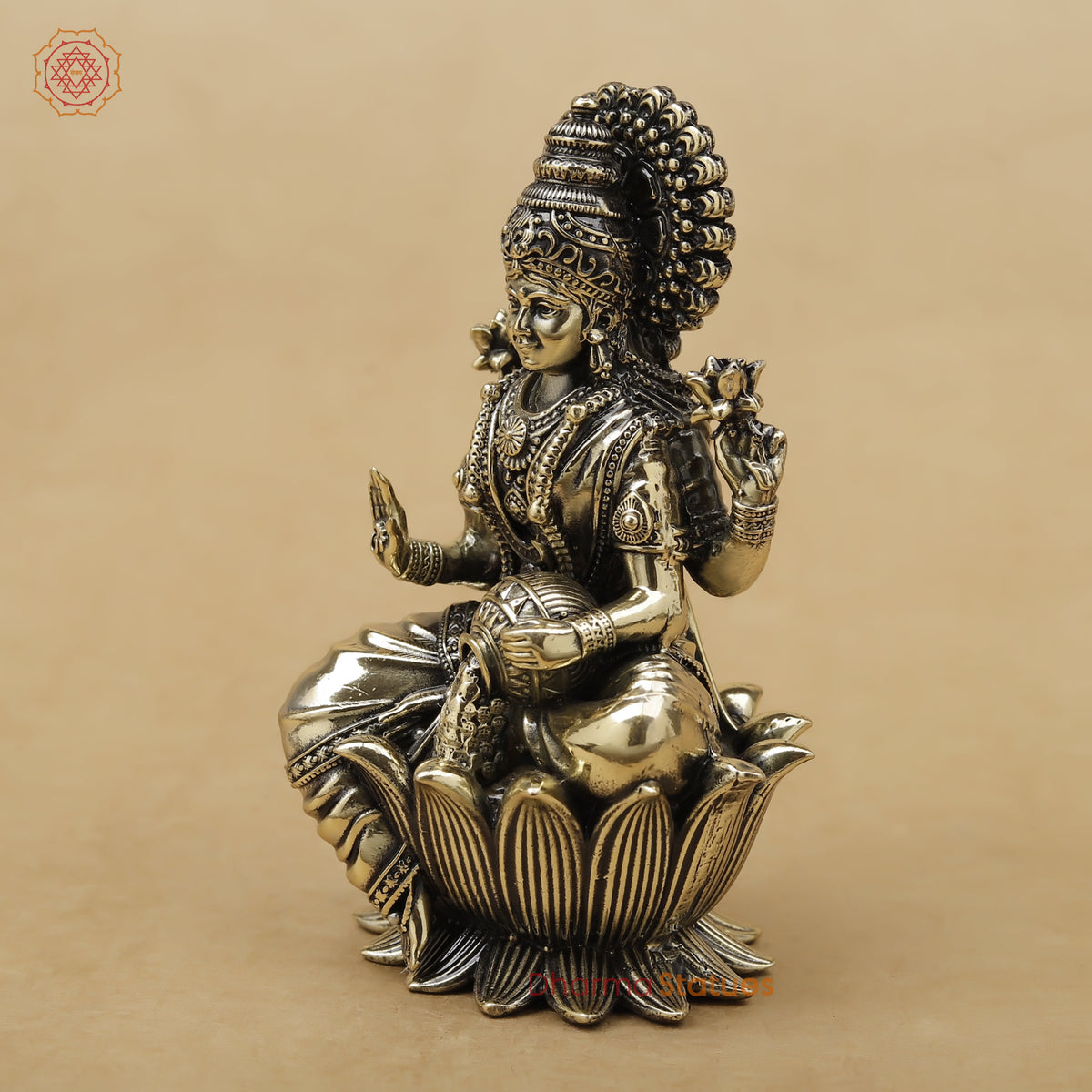 Brass Lakshmi Fine, 4"