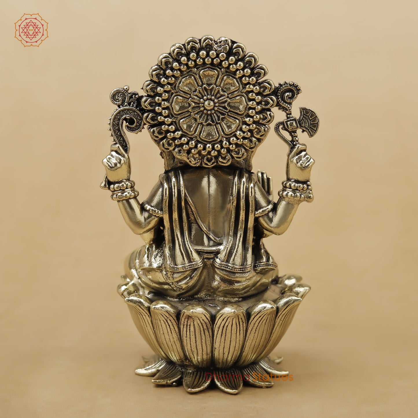 Brass Ganesh Fine, 4"