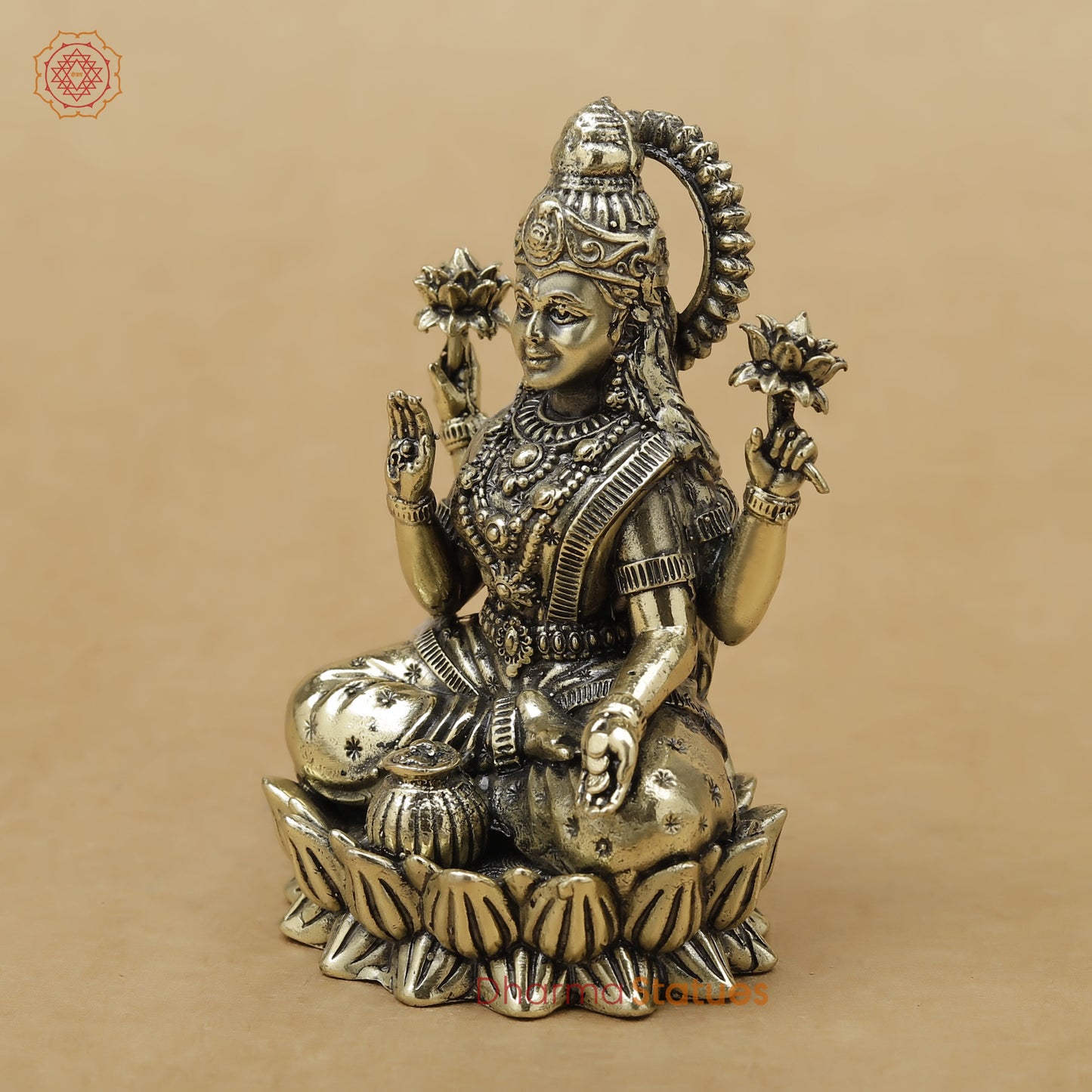 Brass Lakshmi Fine, 3.5"