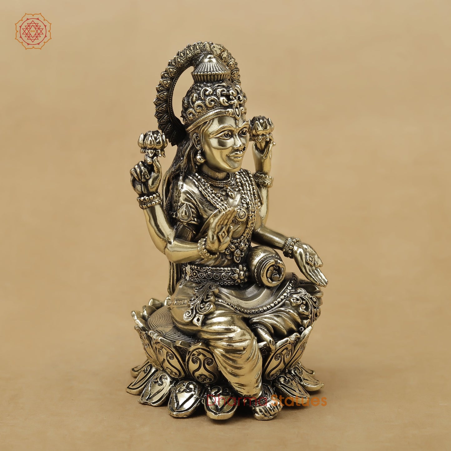 Brass Lakshmi Fine, 4"