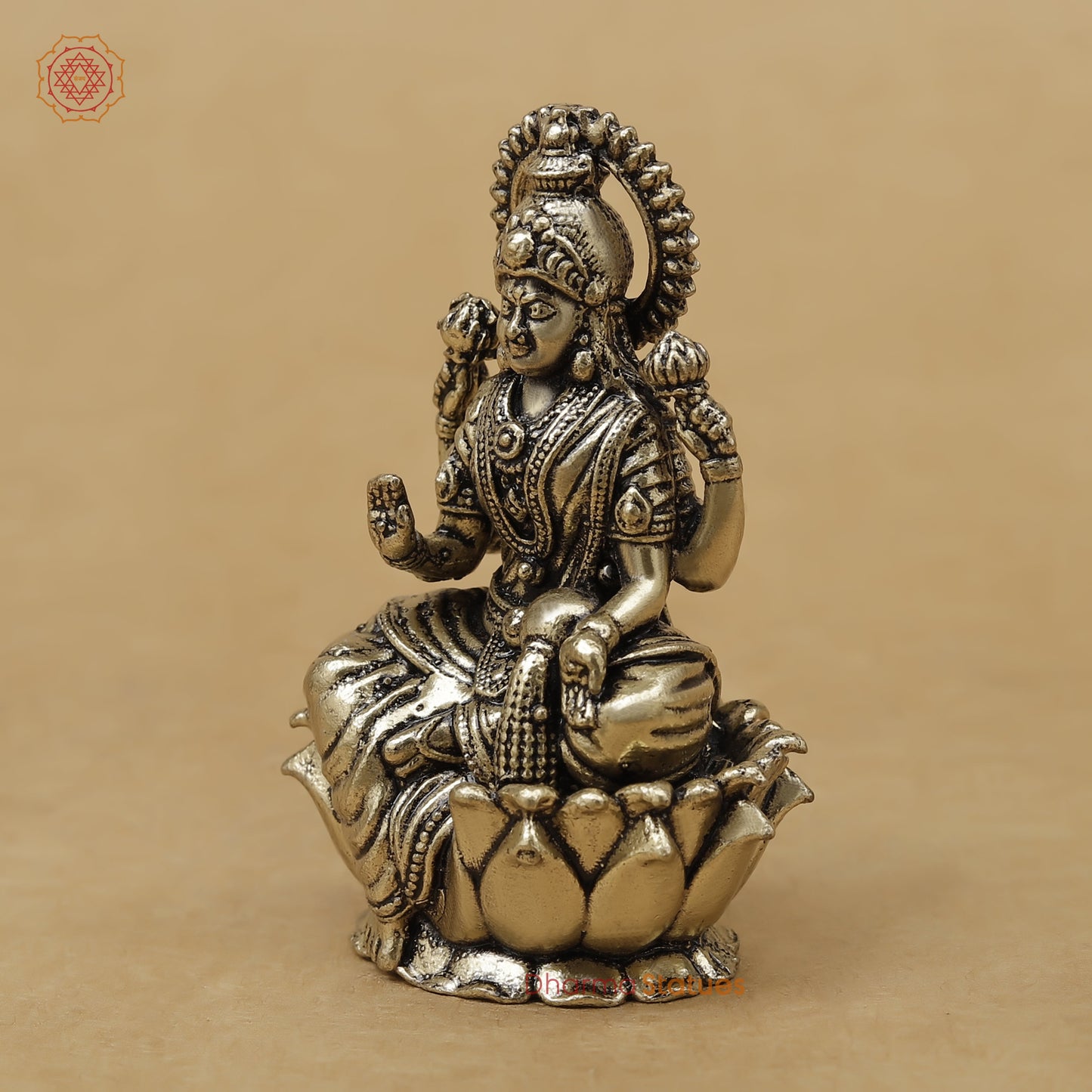 Brass Lakshmi Fine, 2.5"