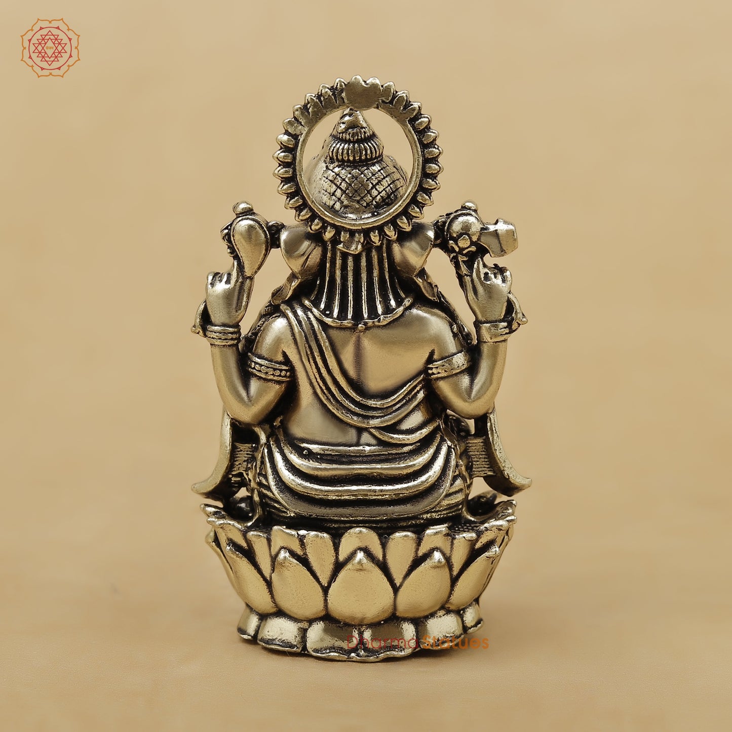 Brass Ganesh Fine, 2.5"