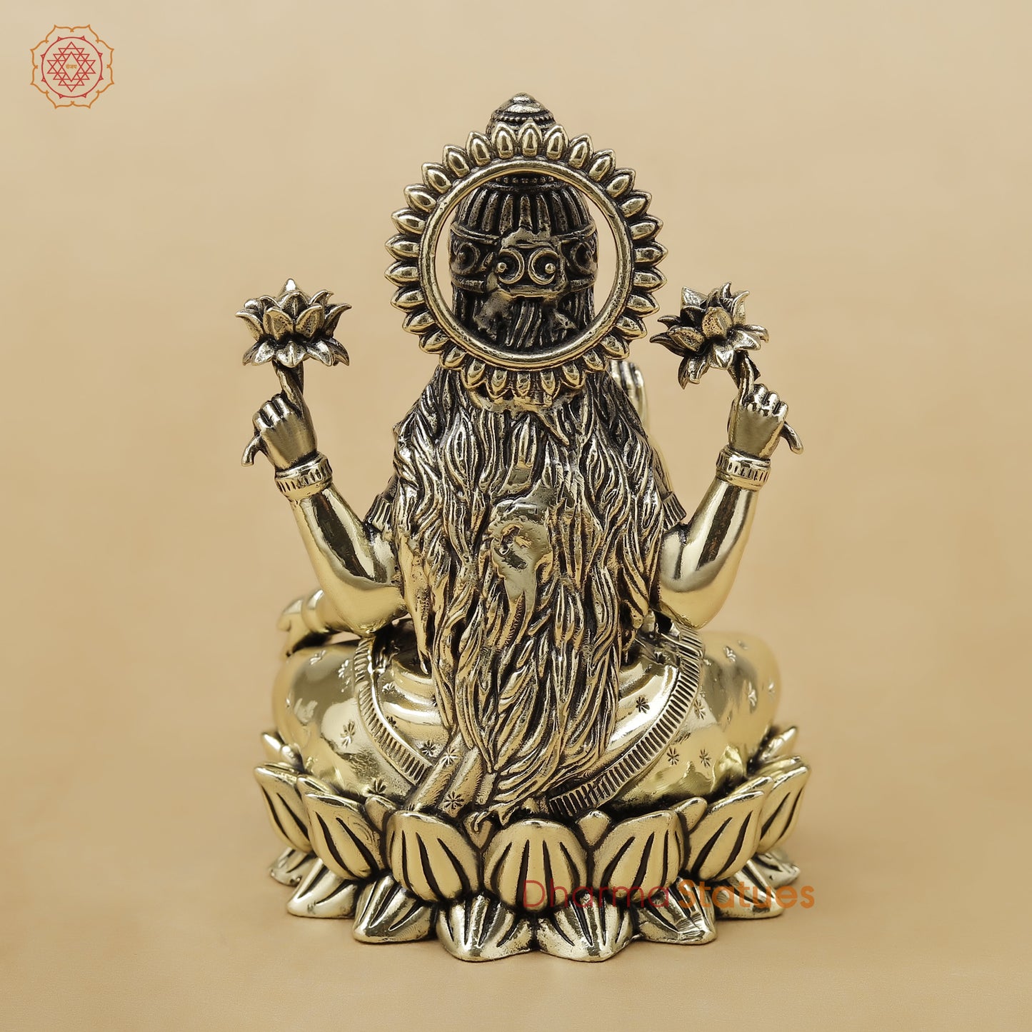 Brass Lakshmi Fine, 4.5"
