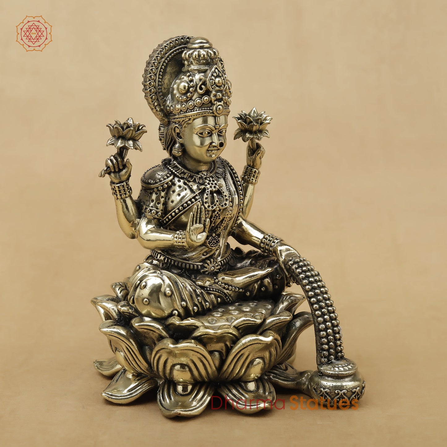 Brass Lakshmi Fine, 6"