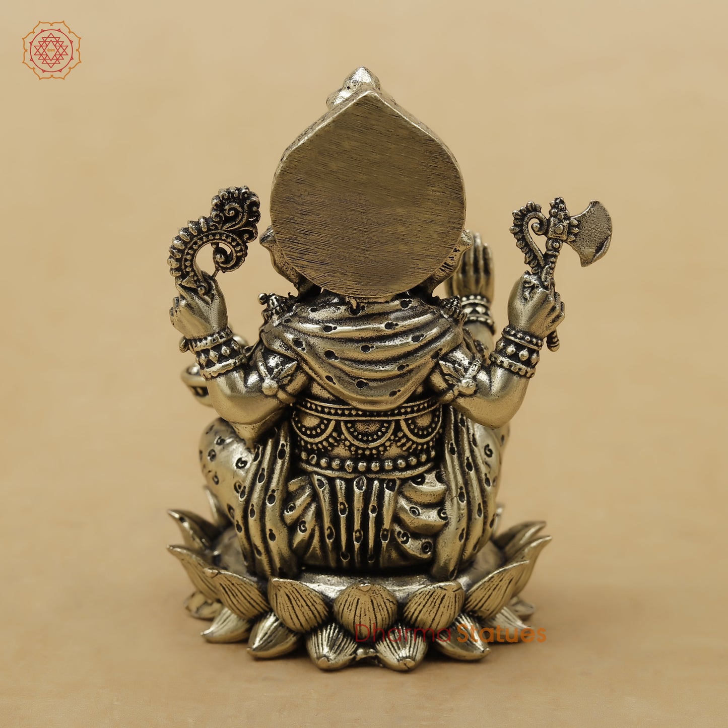 Brass Ganesh Fine, 3"