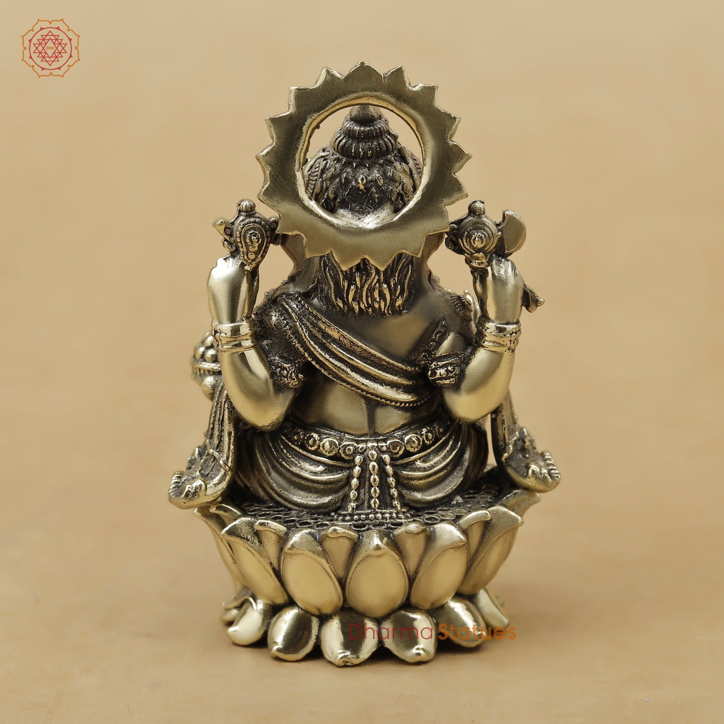 Brass Ganesh Fine, 3"