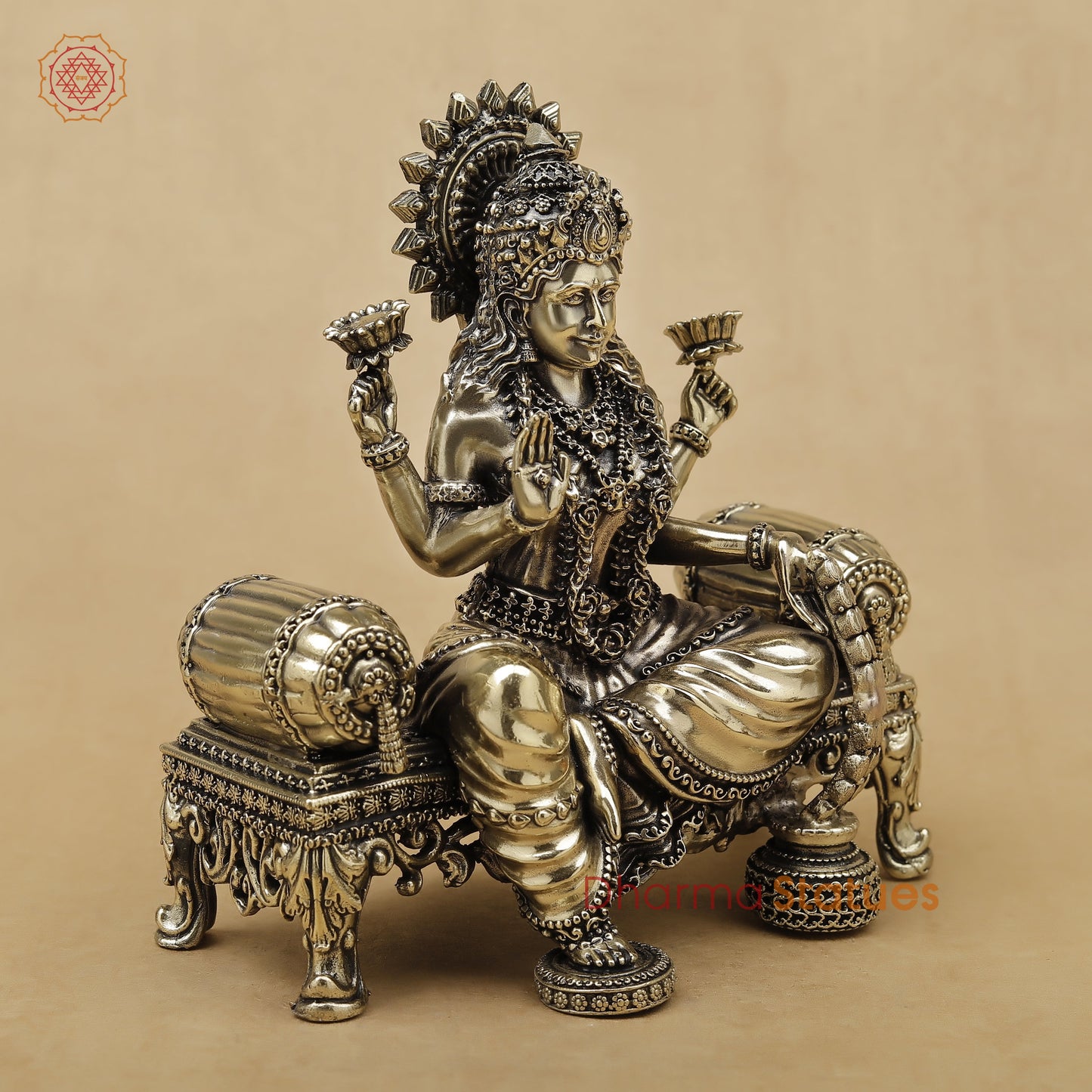 Brass Lakshmi Fine, 6"
