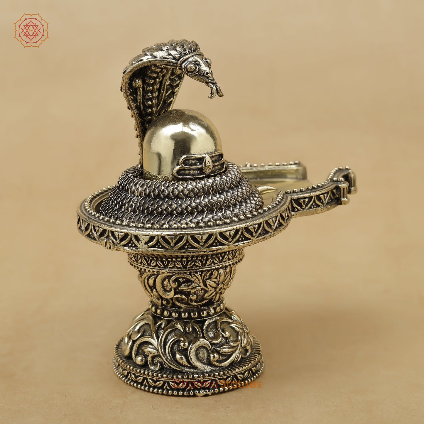 Brass Shivling Fine, 4.5"