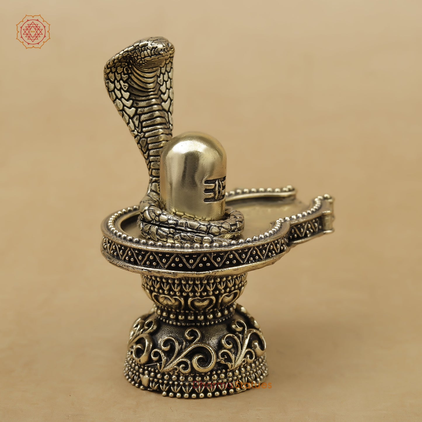 Brass Shivling Fine, 4"