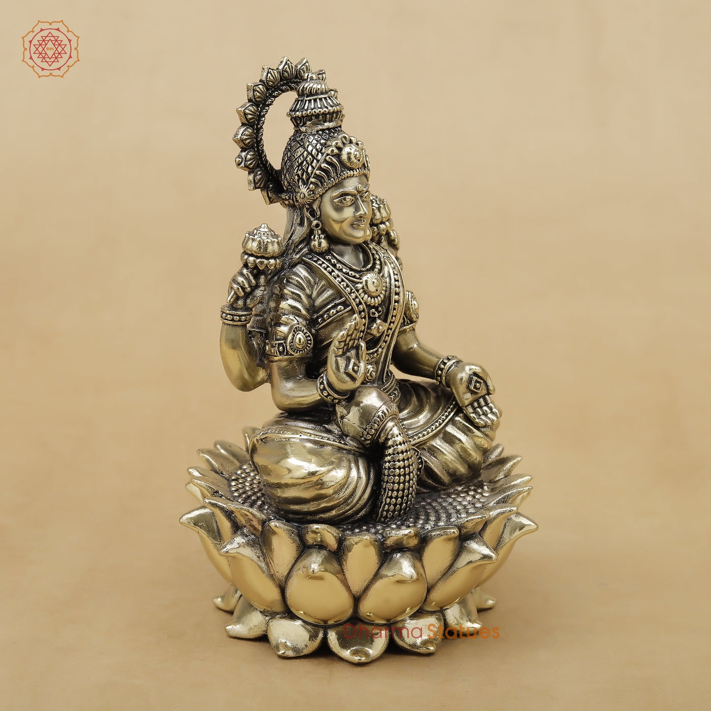 Brass Lakshmi Fine, 6"