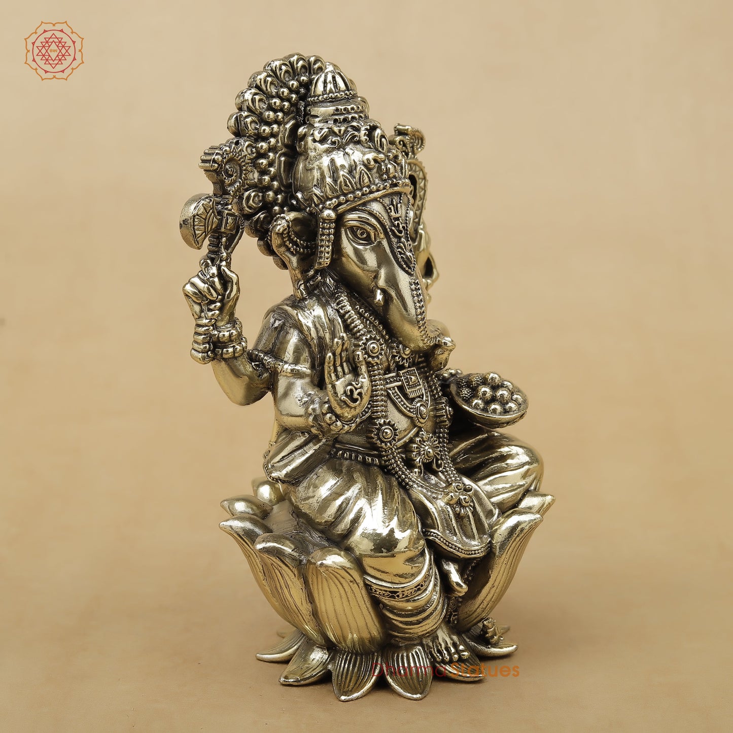 Brass Ganesh Fine, 6"