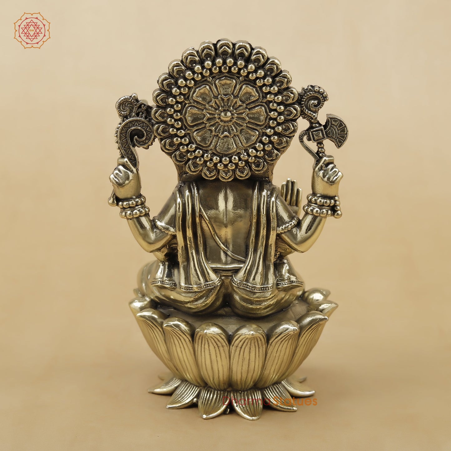 Brass Ganesh Fine, 6"