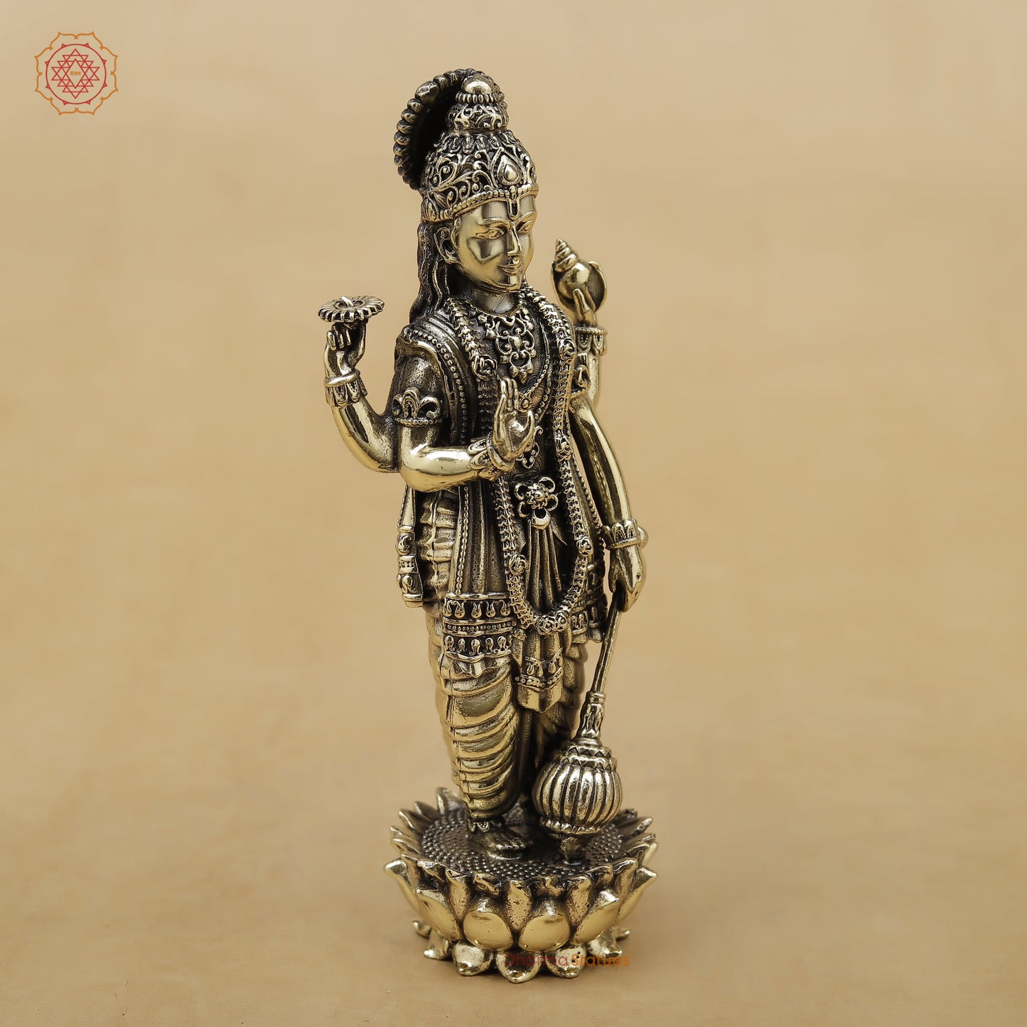 Brass Vishnu Fine, 5"