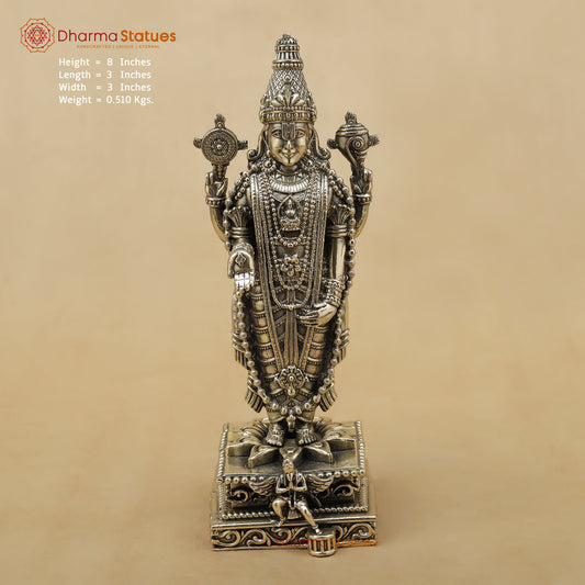 Brass Tirupati Balaji Fine, 8"