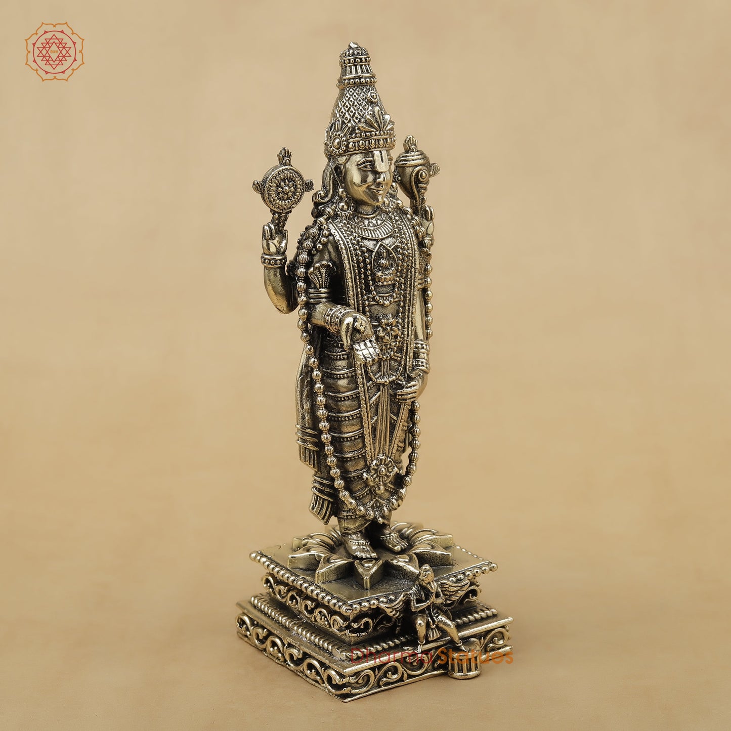 Brass Tirupati Balaji Fine, 8"