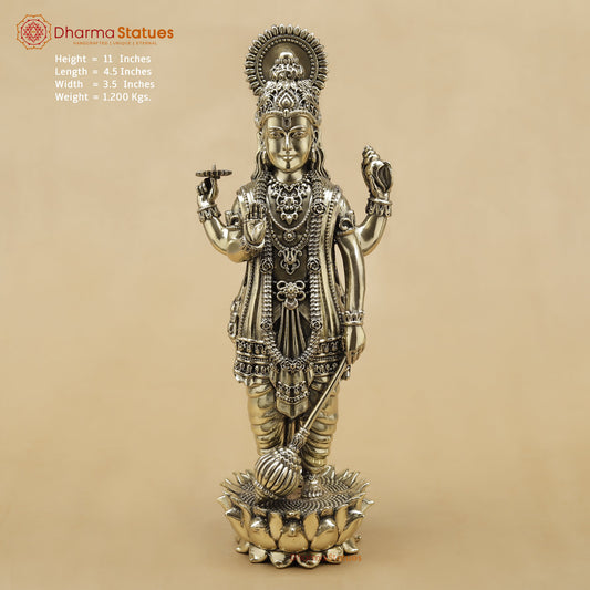 Brass Vishnu Fine, 11"