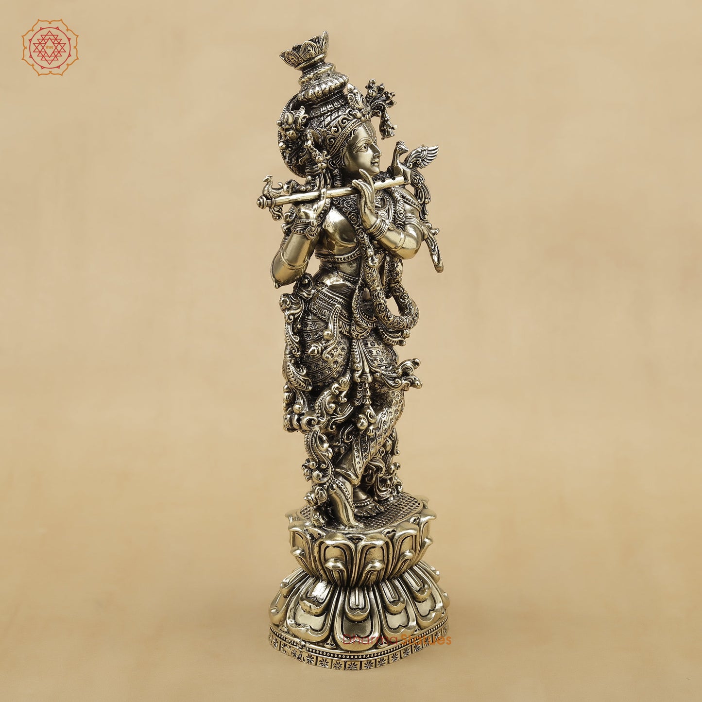 Brass Krishna Fine, 11.5"
