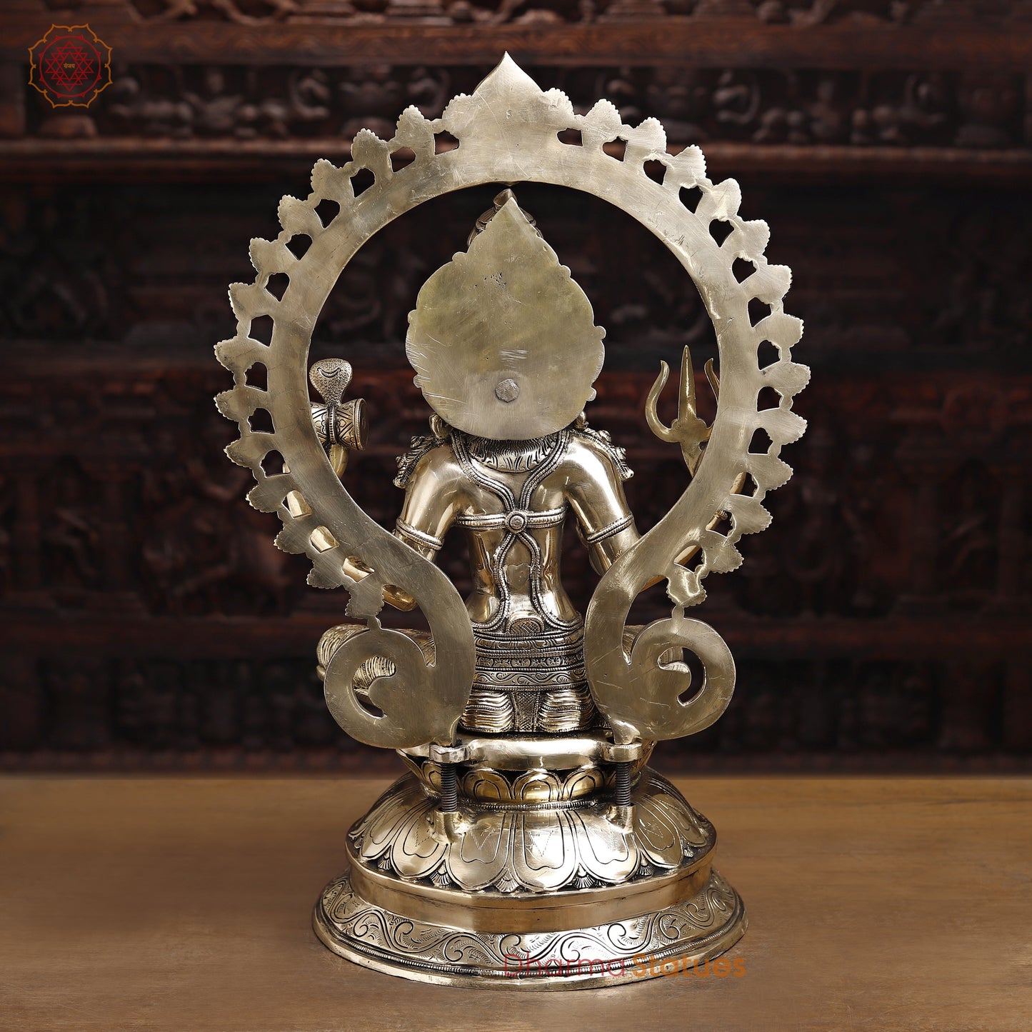 Brass Mariamman, Golden Finish, 28"