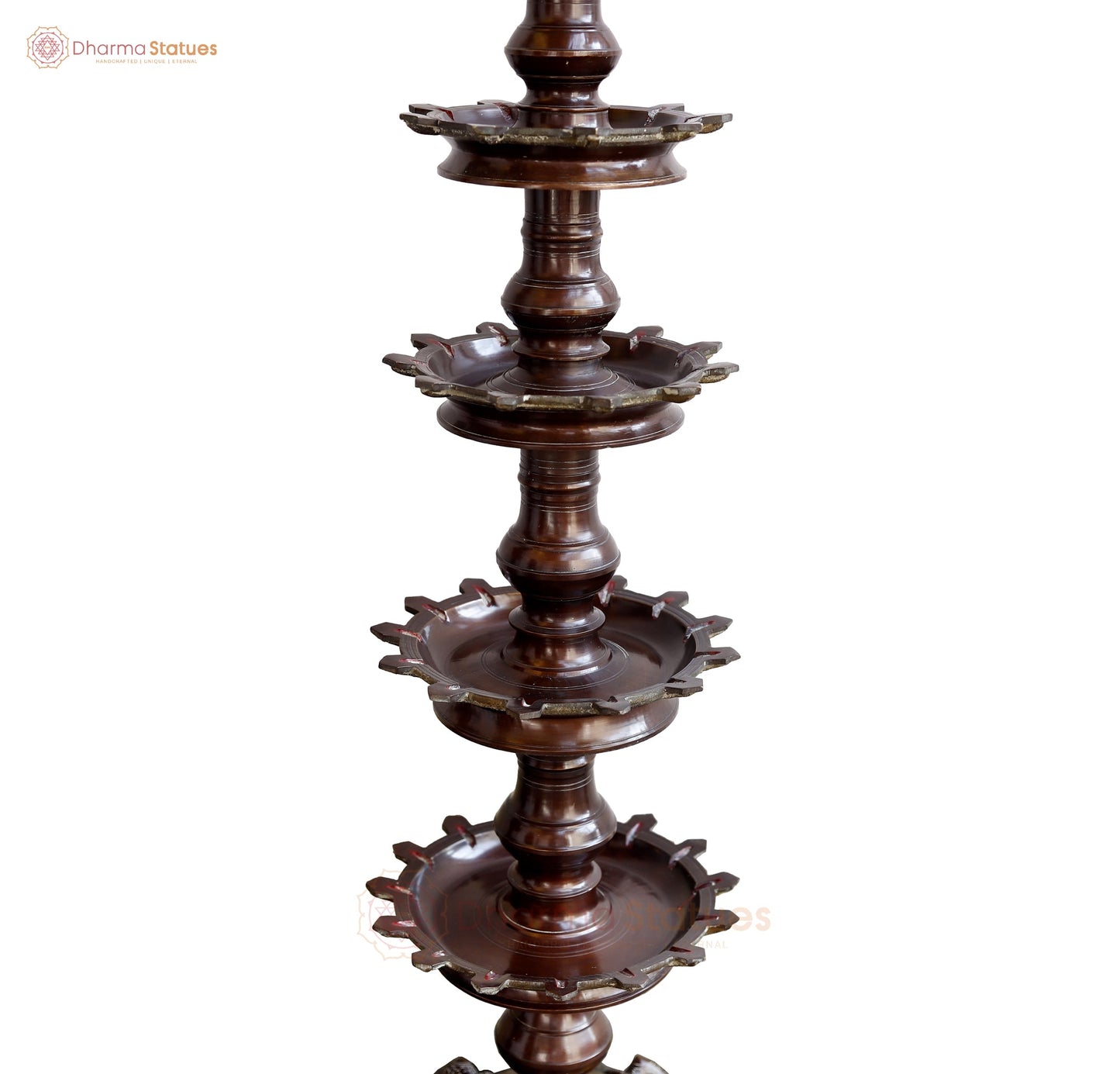Brass Inauguration Lamp, This is a Peacock Inauguration Lamp, 61"
