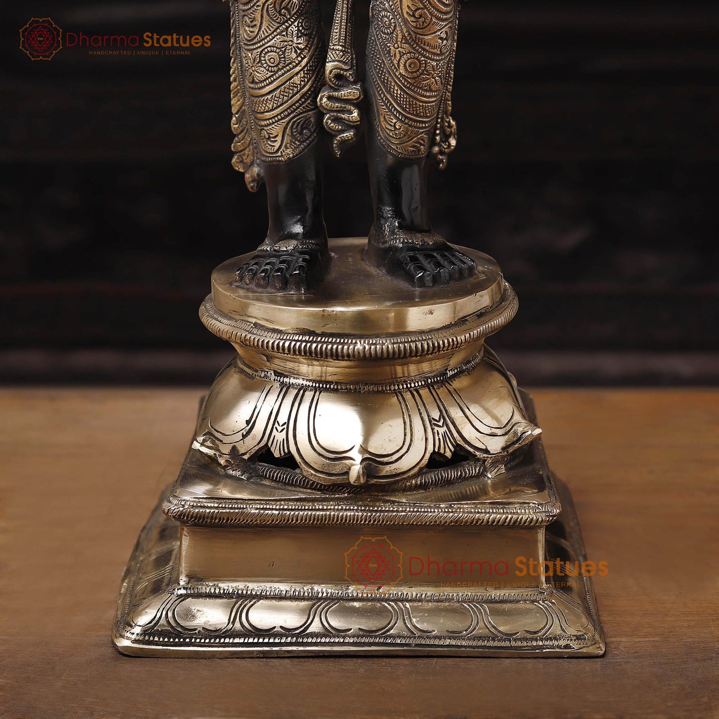 Brass Welcome Lady, Introducing the Namaste Welcome Lady Brass Statue. 32"
