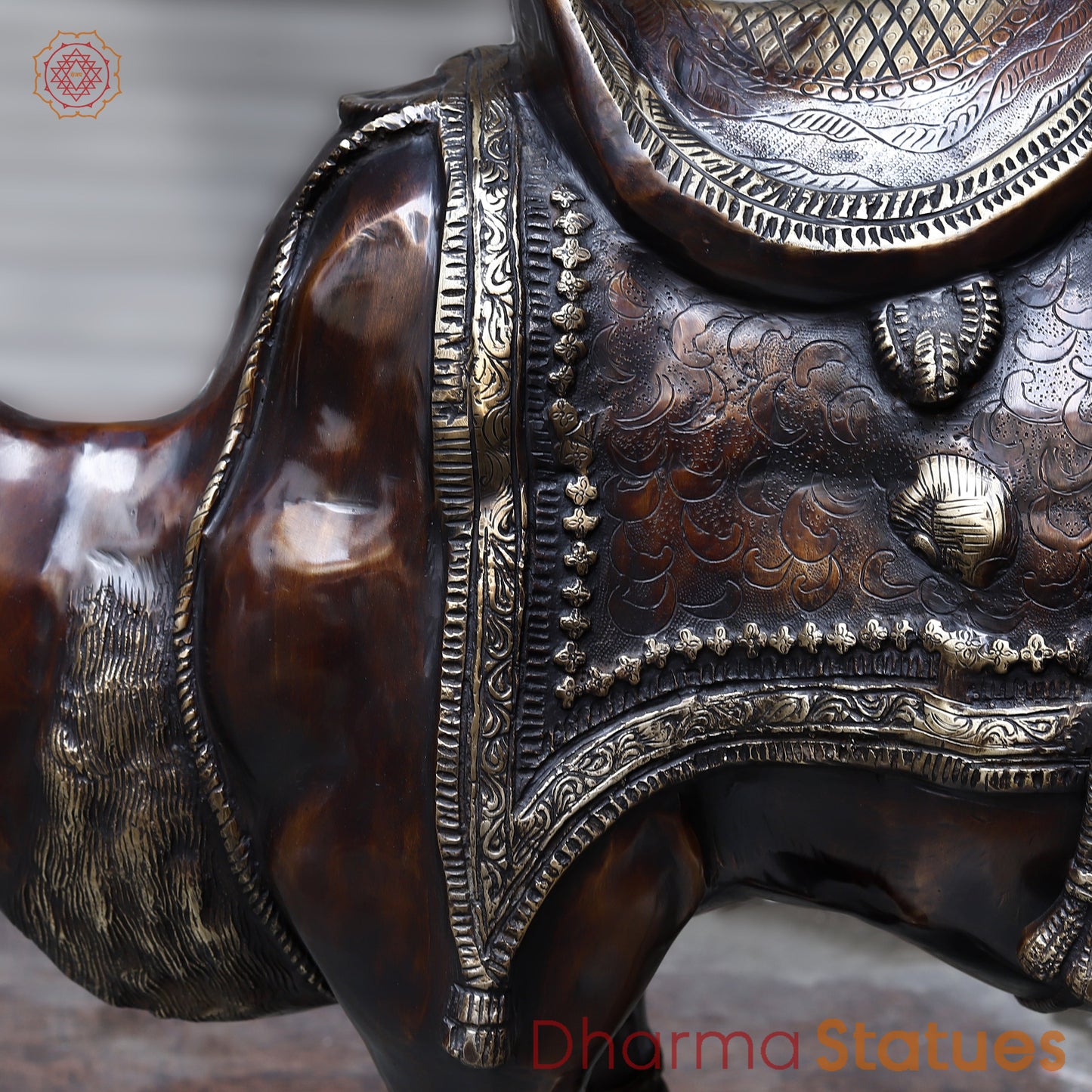 Brass Camel, Copper & Golden Finish, 49"