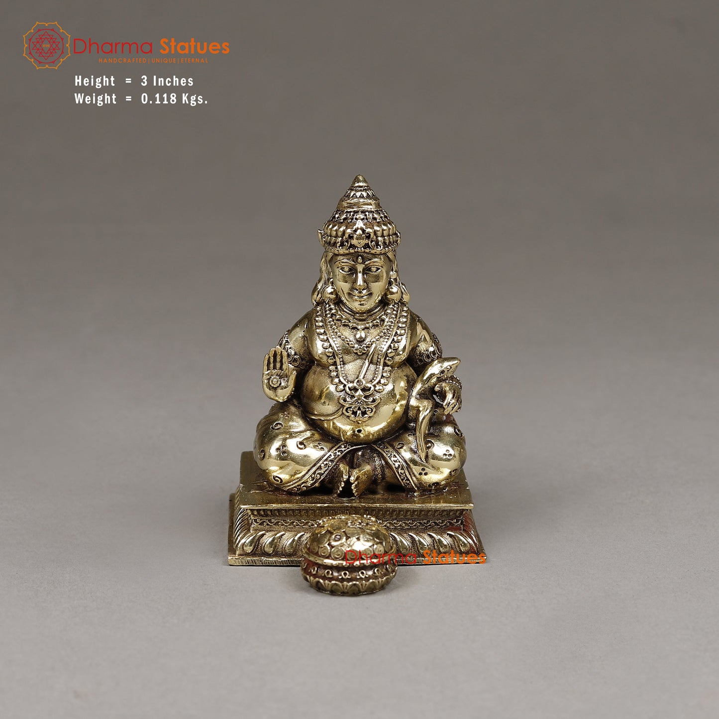 Brass Kuber, 3"