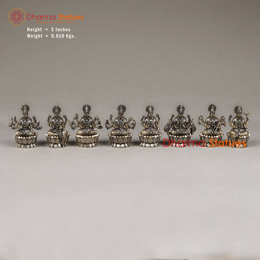 Brass Ashtalakshmi, 3"